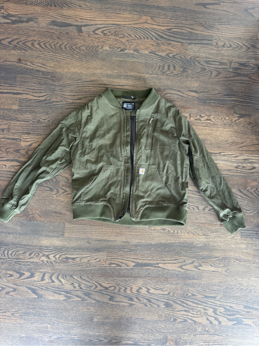 Carhartt Kids Olive Bomber Jacket